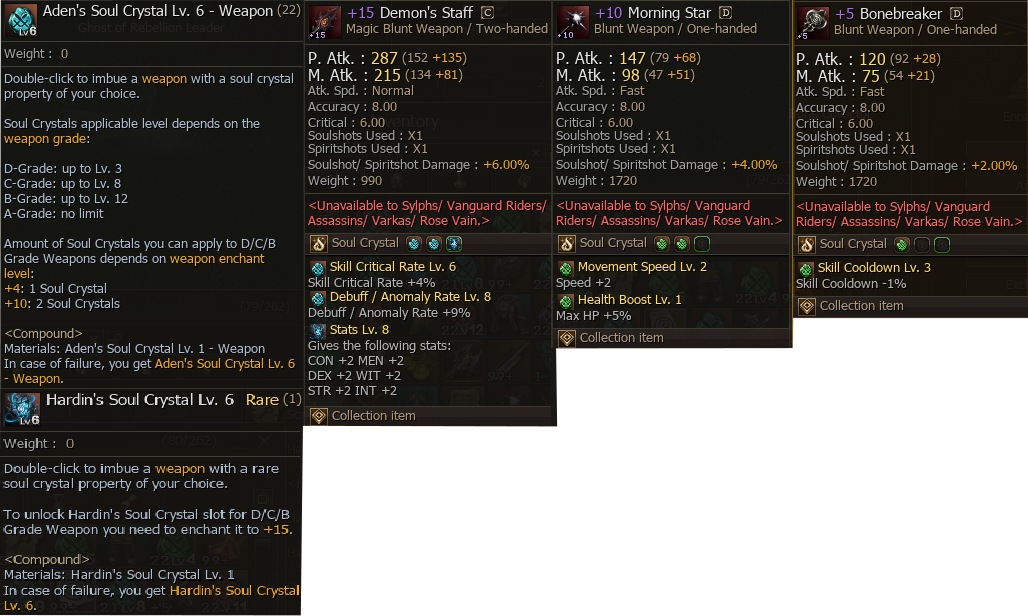 Soul Crystal System