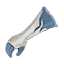 Blue Wolf Gloves (Robe)