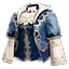 Blue Wolf Robe Set