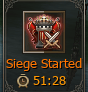 The in-game Siege Starting icon