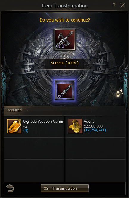 Weapon Upgrade system